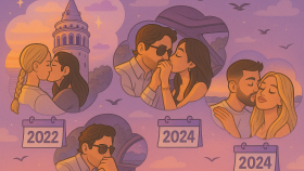 fotoğraflarınızı romantik karikatür olarak çizerim