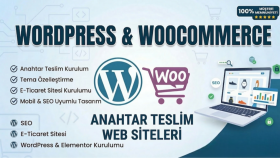 WordPress ve WooCommerce sitenizi anahtar teslim yaparım