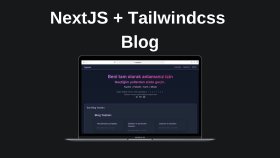 NextJS kişisel blog