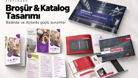 markana özel profesyonel broşür ve katalog tasarlarım