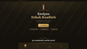 Randevu Sistemli Kuaför Web Sitesi