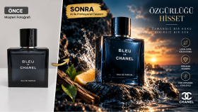 Parfüm Reklam Görseli – Öncesi / Sonrası