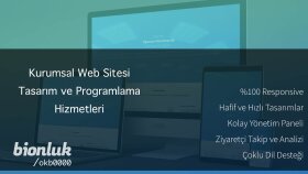 firmanıza özel kurumsal sitenizi tasarlar ve programlarım