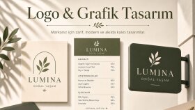 konseptinize uygun logo tasarımları yaparım