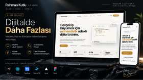 Rahman Kutlu — Premium Dijital Ajans Web Sitesi