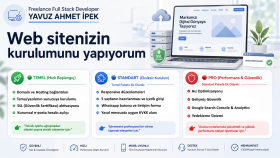 web sitenizin kurulumunu yapabilirim