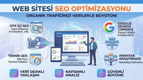 web siteniz için kapsamlı site içi SEO (On-Page) yapabilirim