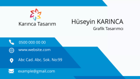 Kişisel kartvizit tasarımı 