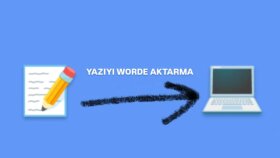 yazılarınızı worde aktarırım
