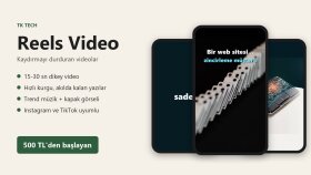 Instagram ve TikTok için dikkat çeken Reels hazırlarım