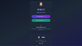 Owly – İngilizce Kelime Quiz Platformu
