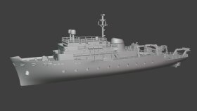 3D gemi modeli