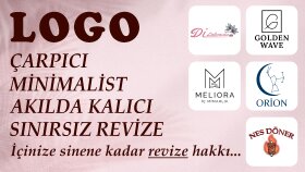 markanızı temsil edecek logonuzu tasarlayabilirim