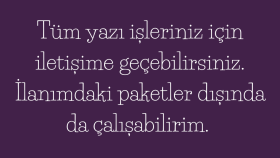 metinleri en açık ve anlaşılır şekilde düzenleyebilirim