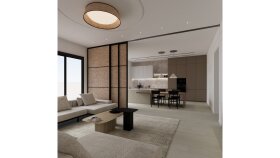 Apartment-Kitchen and Livingroom Desing No.06