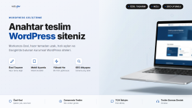 anahtar teslim modern WordPress web sitesi yaparım