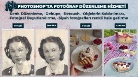 dekupe, fotoğraf renklendirme,düzenleme işlerinizi yaparım