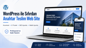 wordpress ile sıfırdan anahtar teslim proje yaparım
