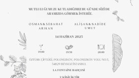 davetiye tasarımında yaratıcılığımı konuştururum