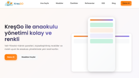 KreşGO - Uygulama Tanıtım Web Sitesi