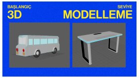 basit ve modern 3d modellemeler yapabilirim