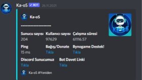 Discord Sohbet Botu Projesi - Discord Onaylı