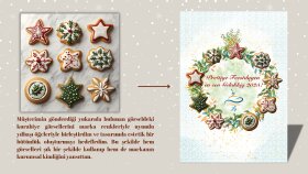 Patisserie La - Noel Kartı Tasarımı