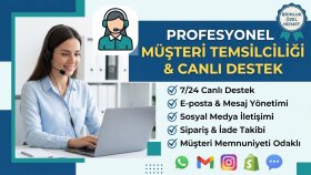 canlı destek ve müşteri temsilciliği yaparım