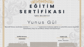 Sertifika Tasarımı Şık ve Hızlı