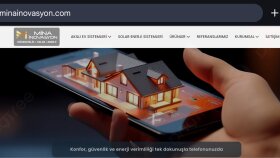 Akıllı Ev Sistemleri Ürün Tanıtım Web Sitesi