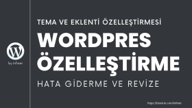 Wordpress sitenizi özelleştirir ve hataları gideririm
