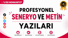 profesyonel video, reklam ve tanıtım metinleri yazabilirim