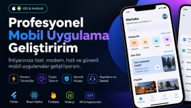 iOS ve Android için mobil uygulama geliştiririm