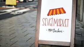 Sevgi Market Logo Çalışması