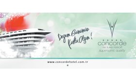 Otel özel gün kutlama kartı