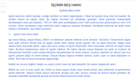 İşçi Hakları Üzerine Bir Metin Yazısı