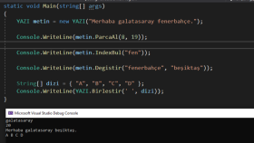 C# - String fonksiyonları manuel tanımlama