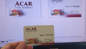 Acar Yapı Market Kartvizit