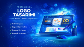 markanıza özgün ve dikkat çekici logo tasarlarım