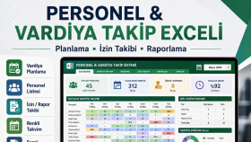 Personel ve Vardiya Takip Exceli