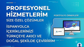  sizin için İspanyolca Türkçe çeviri yapabilirim