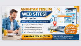 web sitenizi anahtar teslim olarak tasarlayıp kurarım