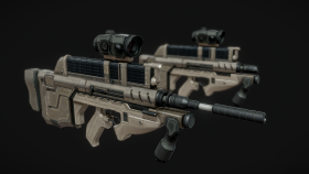 ALPHA 02 SCIFI GUN