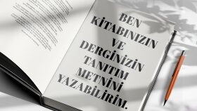 kitabınızın ve derginizin tanıtım metnini yazabilirim