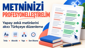 yapay zeka metinlerini düzenlerim