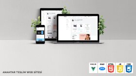 Anahtar teslim web sitesi için kapak