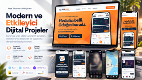 modern ve mobil uyumlu web siteleri geliştiririm