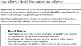Hiperinflasyon Nedir? Ekonomide Hiperinflasyon
