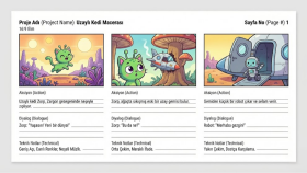 kitap, oyun ve reklam için storyboard çizerim