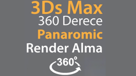 360 derece panoramik render ile sanal tur yapabilirim